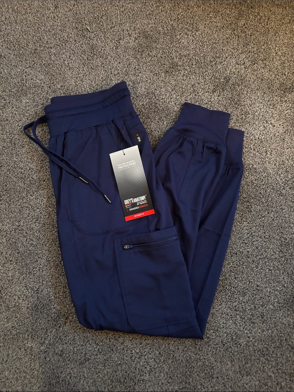 Grey's Anatomy Carly Women’s  Navy Jogger Pants